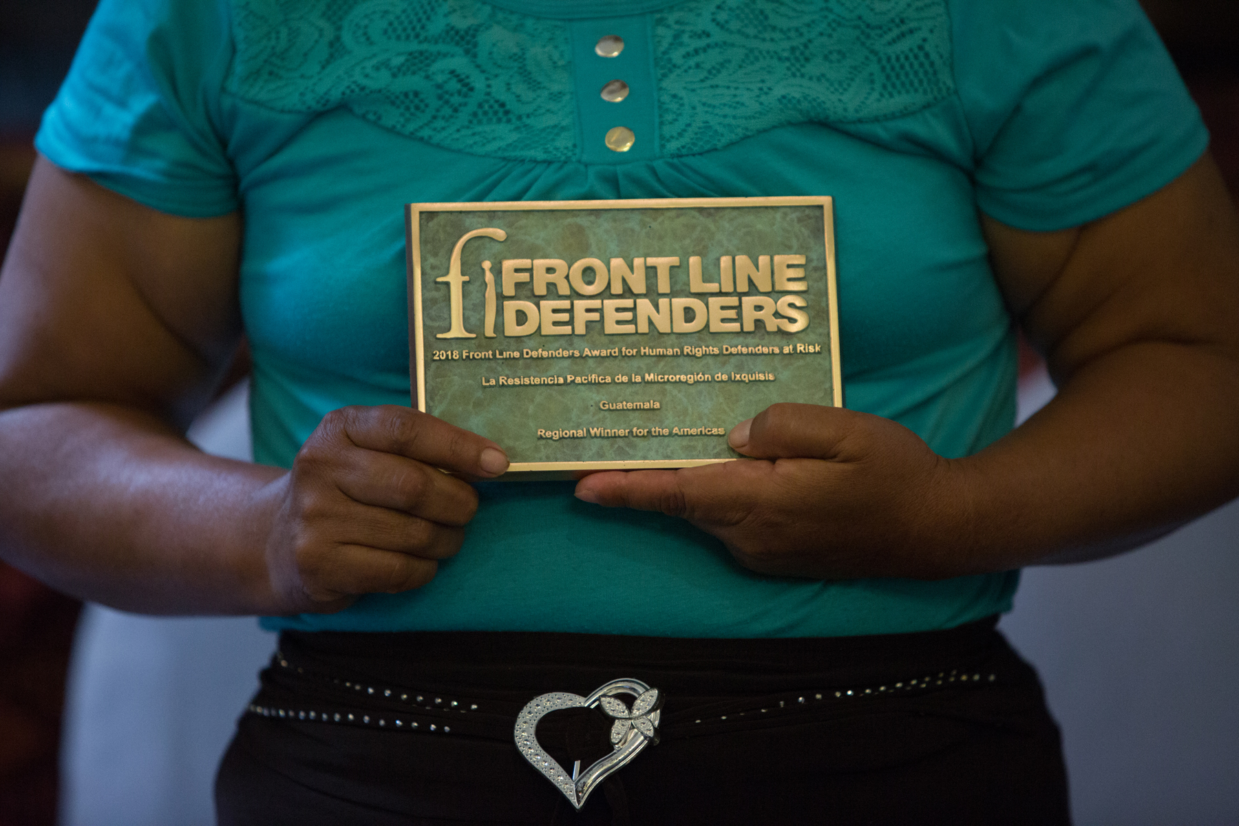 FLD Award 2018 Plaque, Guatemala